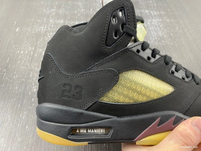 Air FD1330-001 x Black Jordan 5 Ma Maniere A 0823